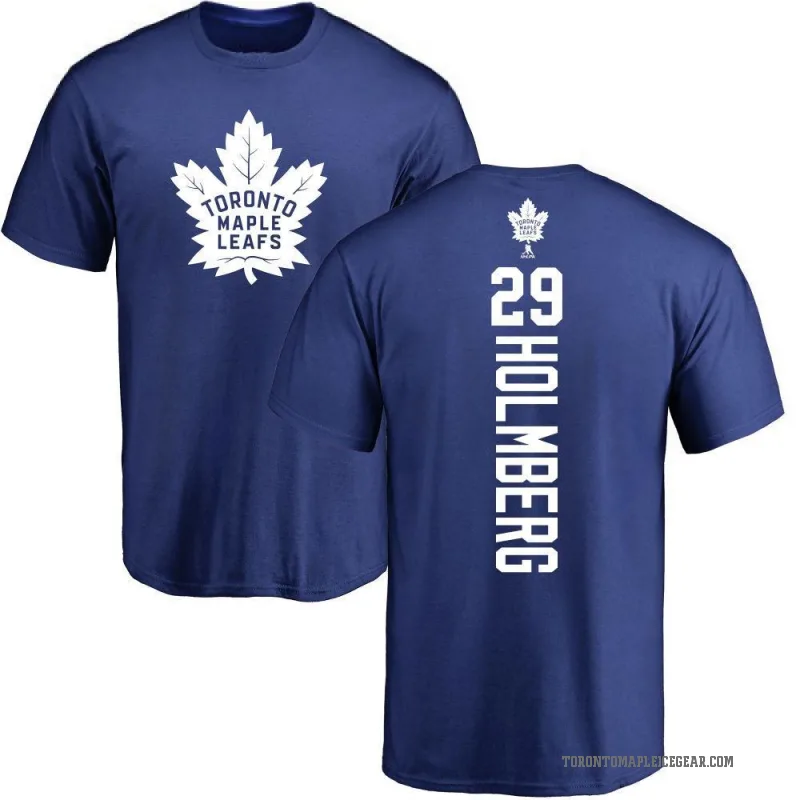 Pontus Holmberg Men's Royal Toronto Maple Leafs Backer T-Shirt -